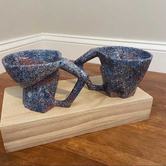 Contemporary’80’s vintage matching mugs - Picture 9 of 14